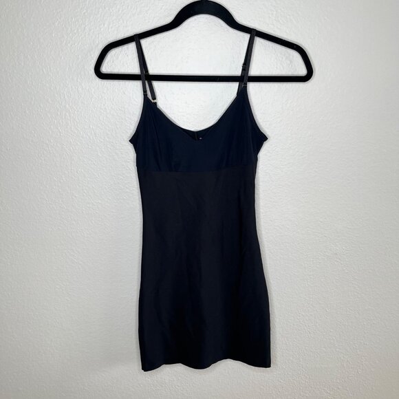 Commando Control Womens Black Slimming Slip Dress Medium - Picture 2 of 8